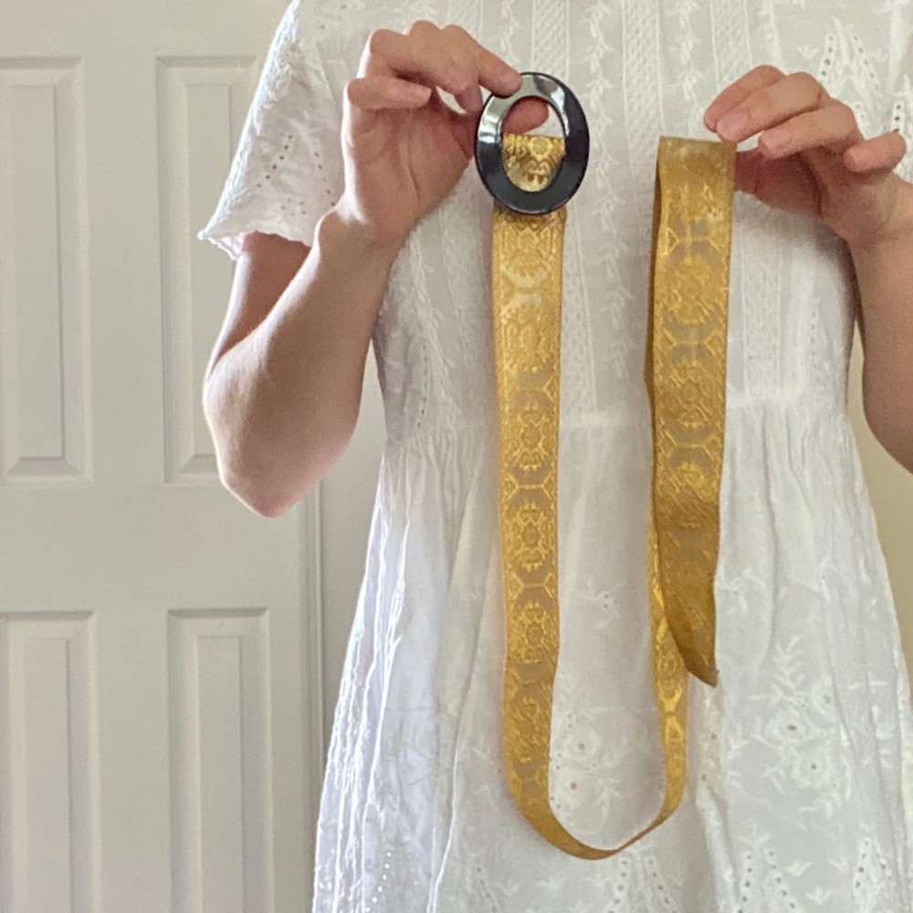 SOLD!! Gold boho belt